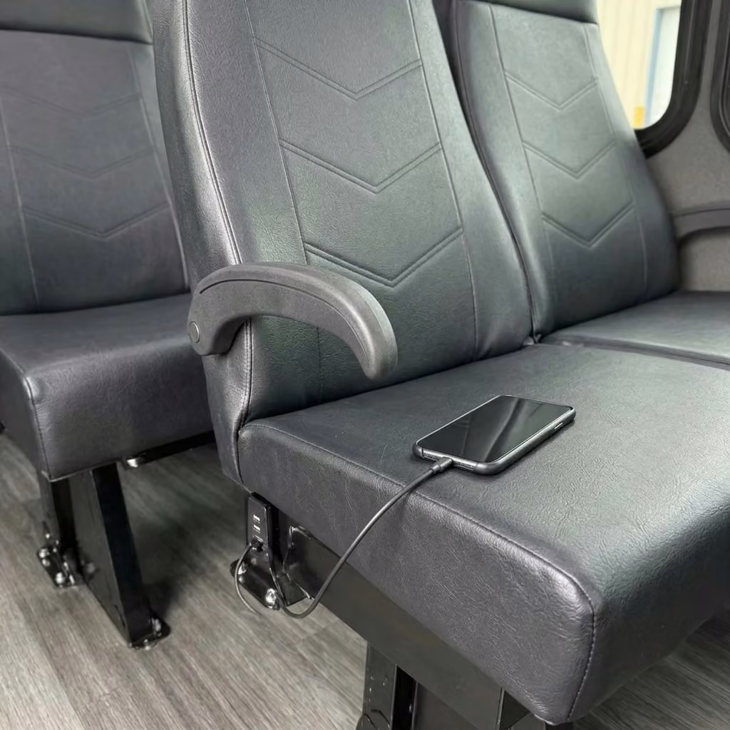 westfield 15 passenger minibus usb charging