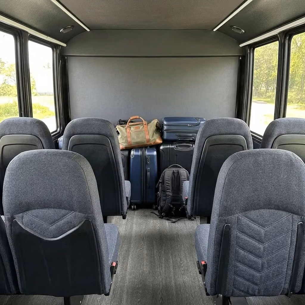 westfield 25 passenger minibus luggage area