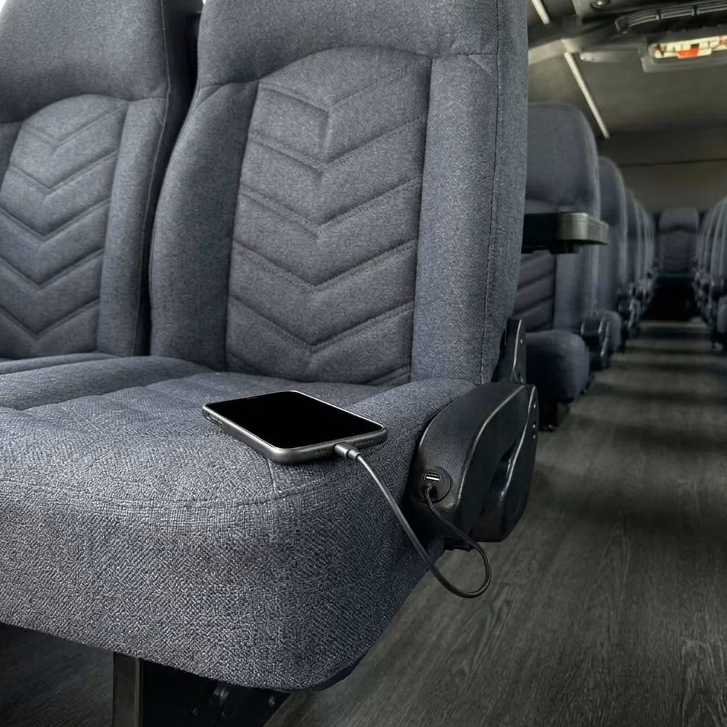 westfield 25 passenger minibus usb charging
