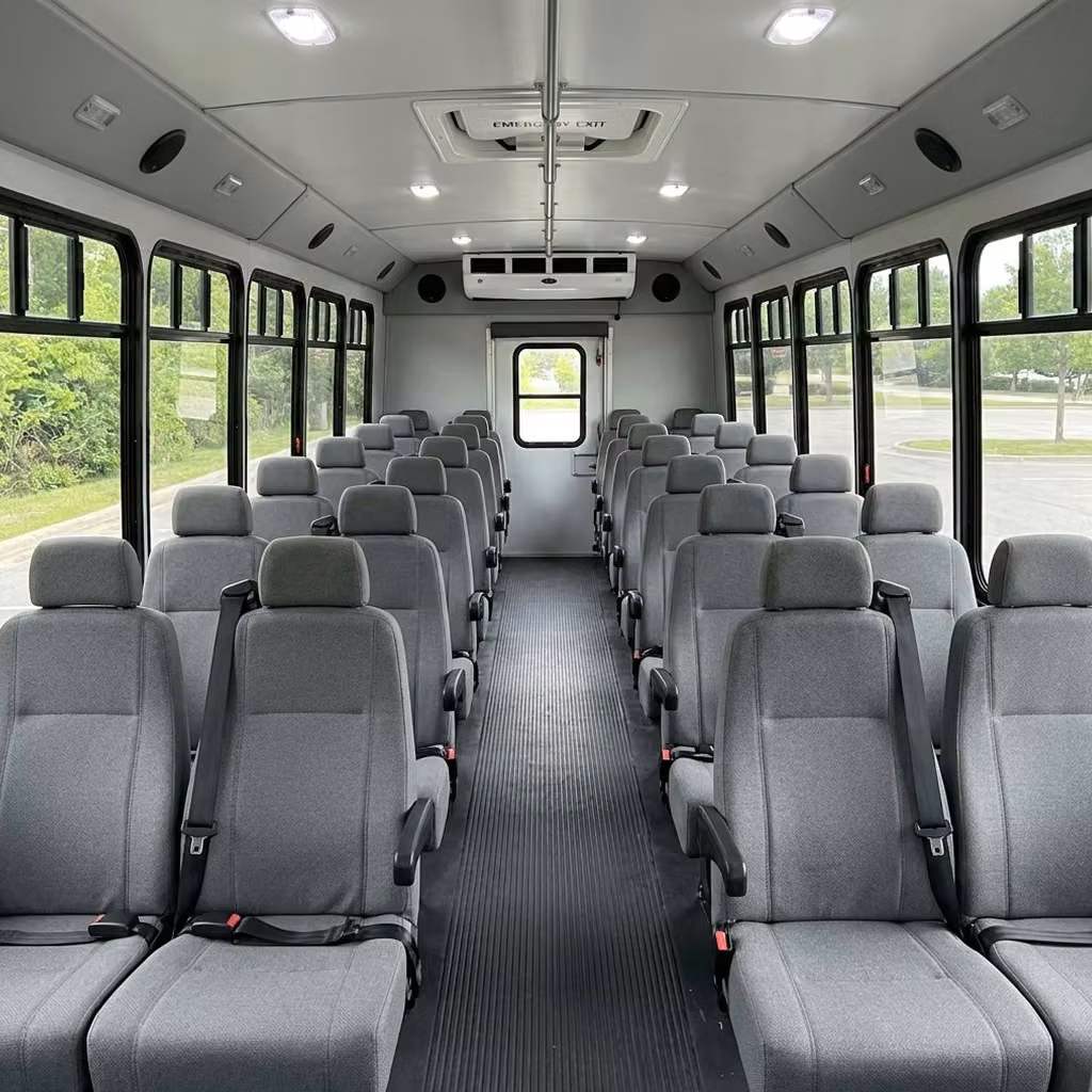 westfield 30 passenger minibus seating
