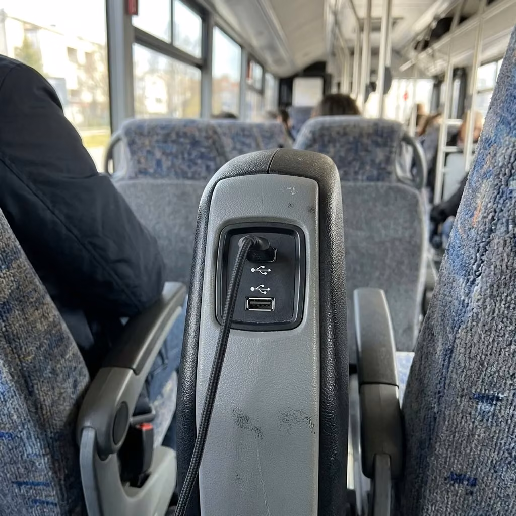 westfield 30 passenger minibus usb charging