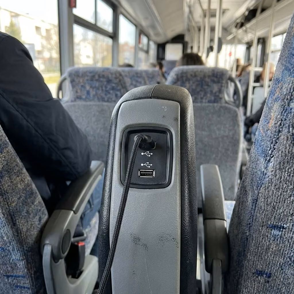 westfield 35 passenger minibus usb charging