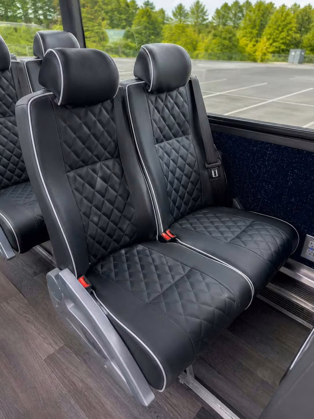 westfield 56 passenger charter bus reclining seats