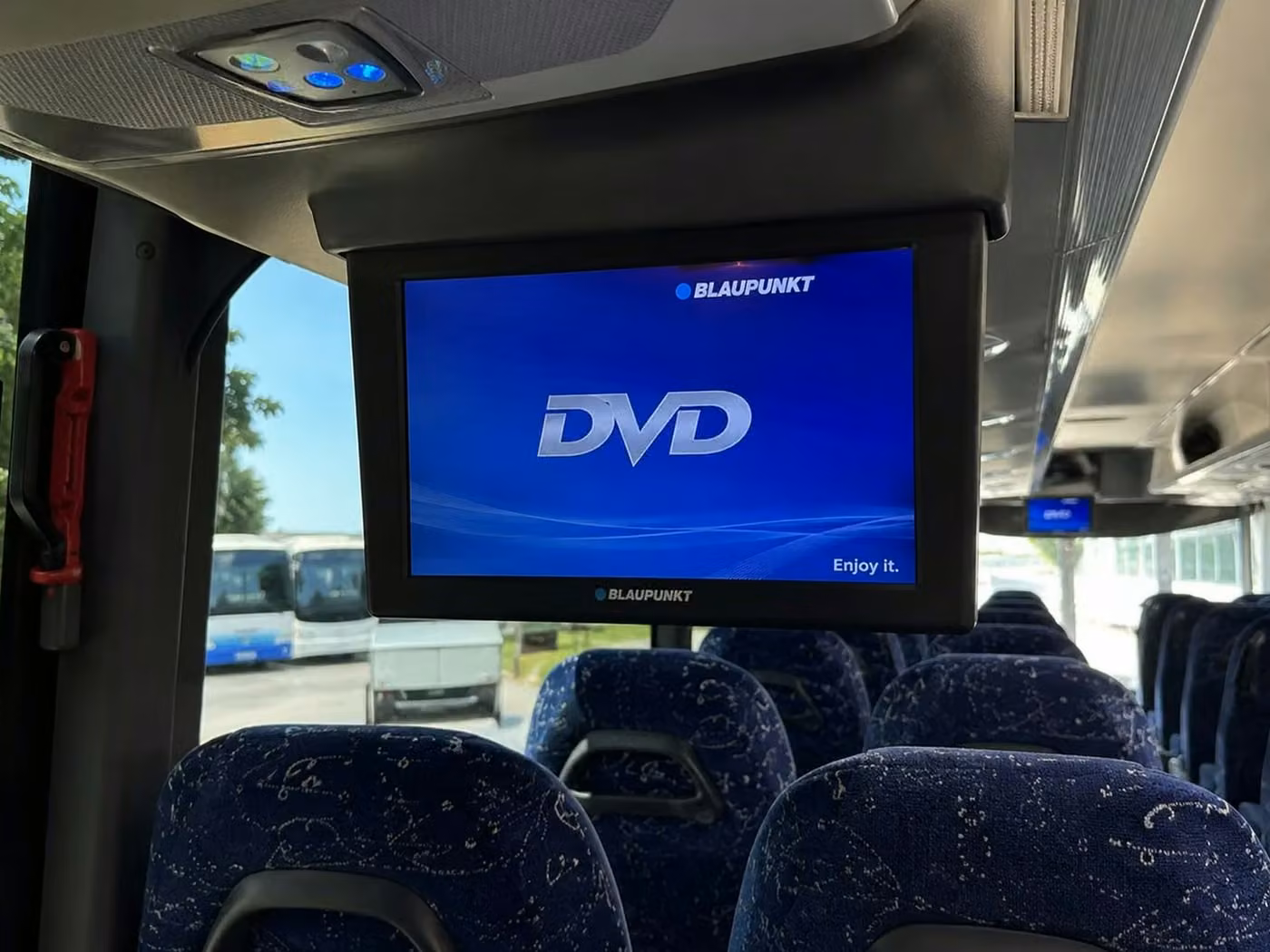 westfield charter bus tv monitors