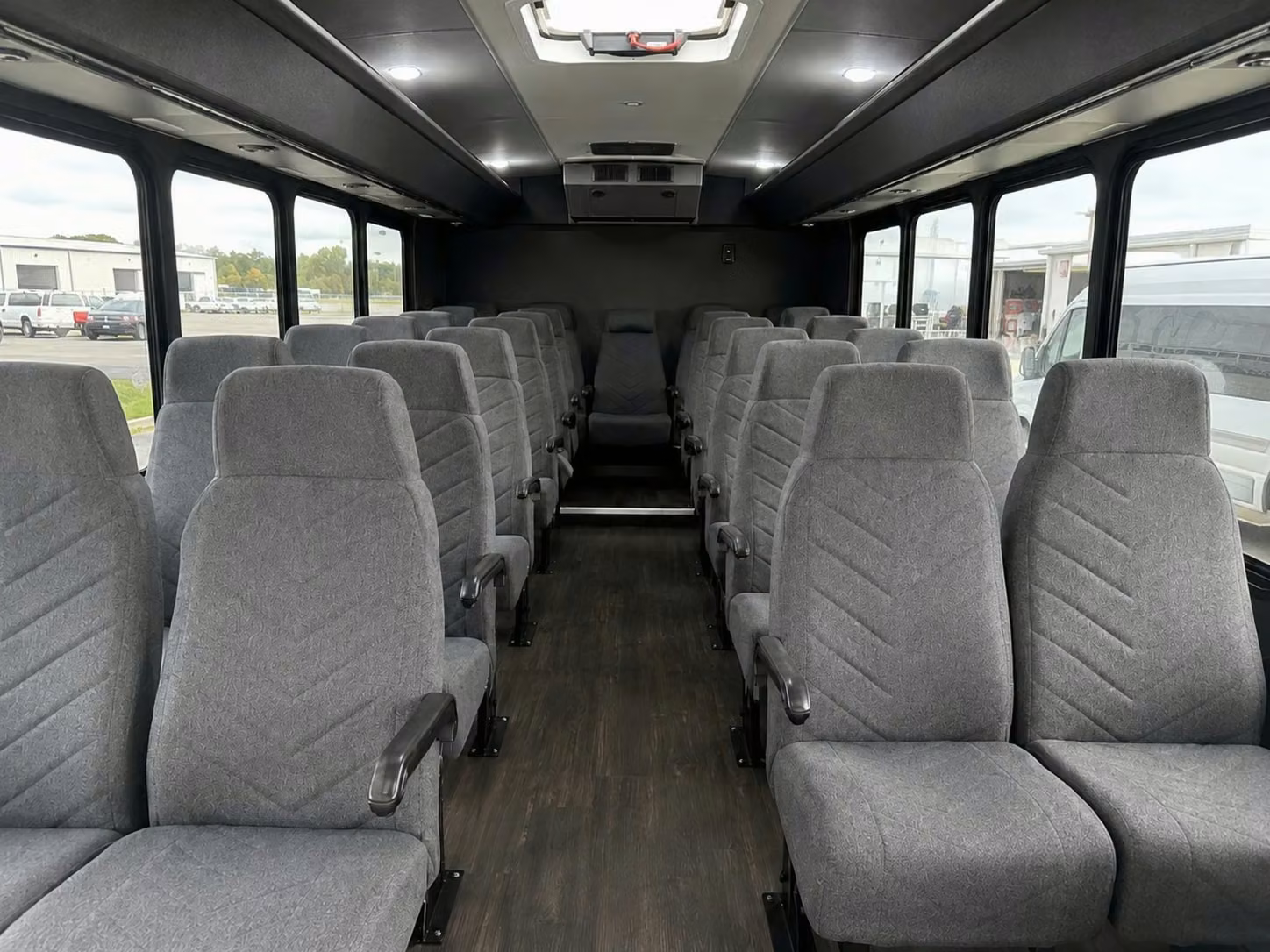 15 passenger minibus interior