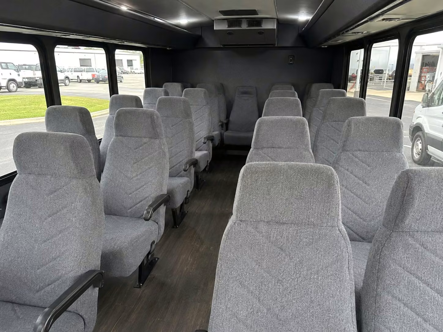 18 passenger minibus interior